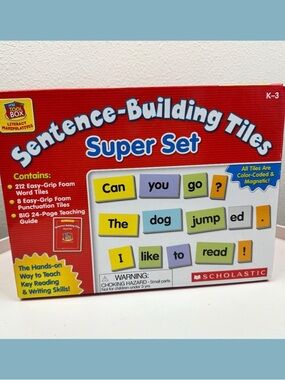 Scholastic Sentence Building Tiles Superset